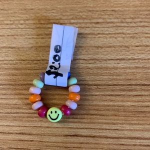 Smile rainbow ring